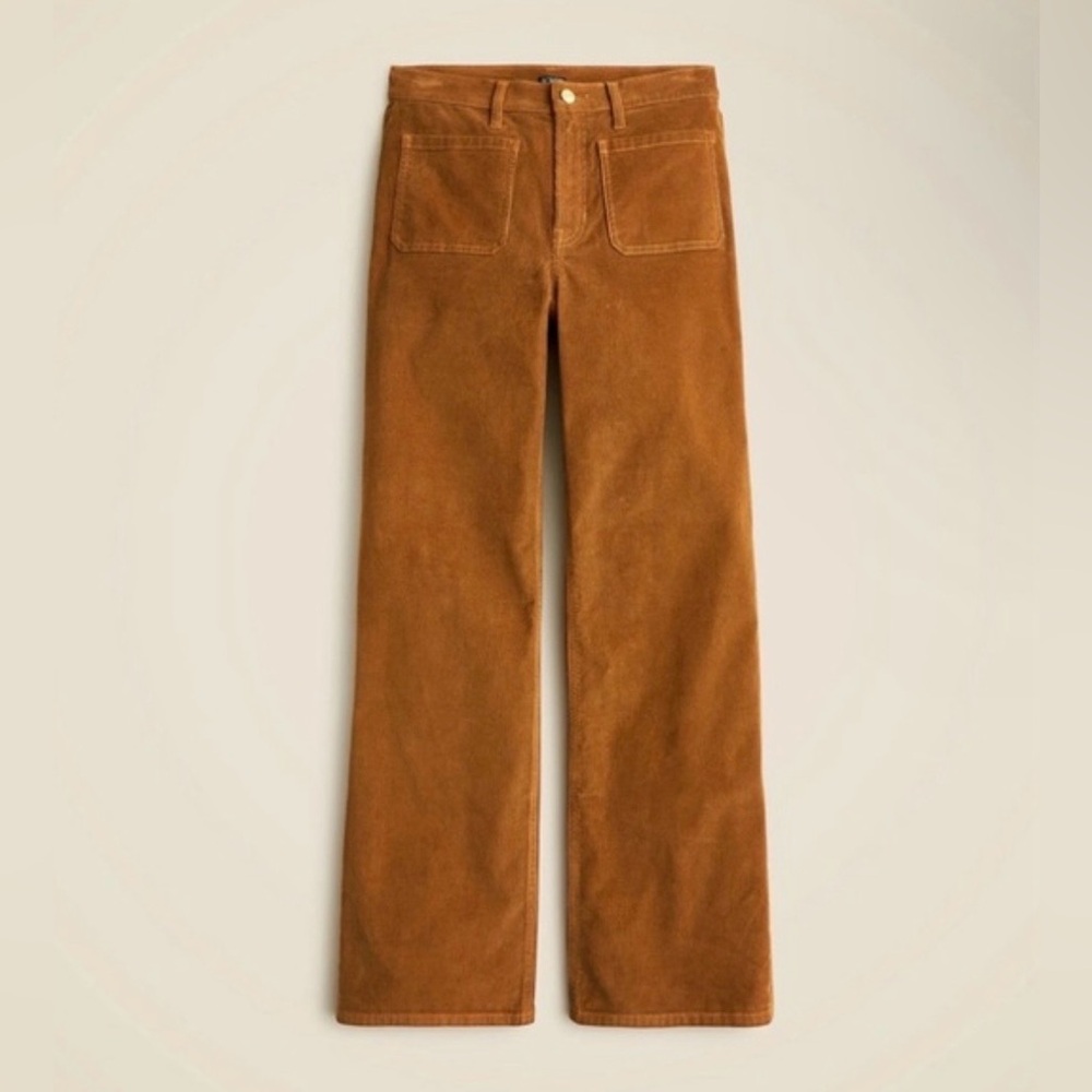 J. Crew Sailor Slim-Wide Stretch Corduroy Pants